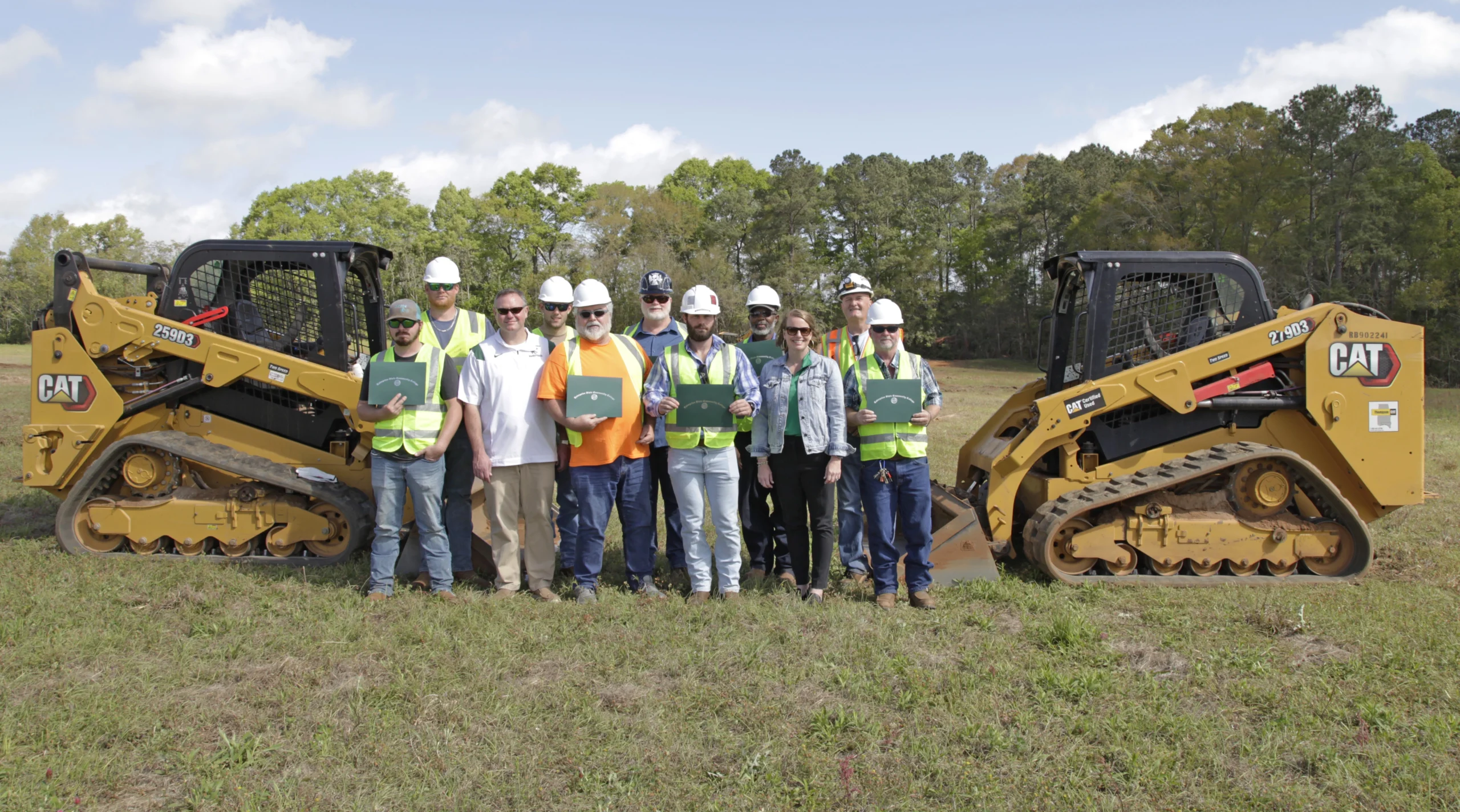 Eight complete skid steer training at ESCC Enterprise State Community