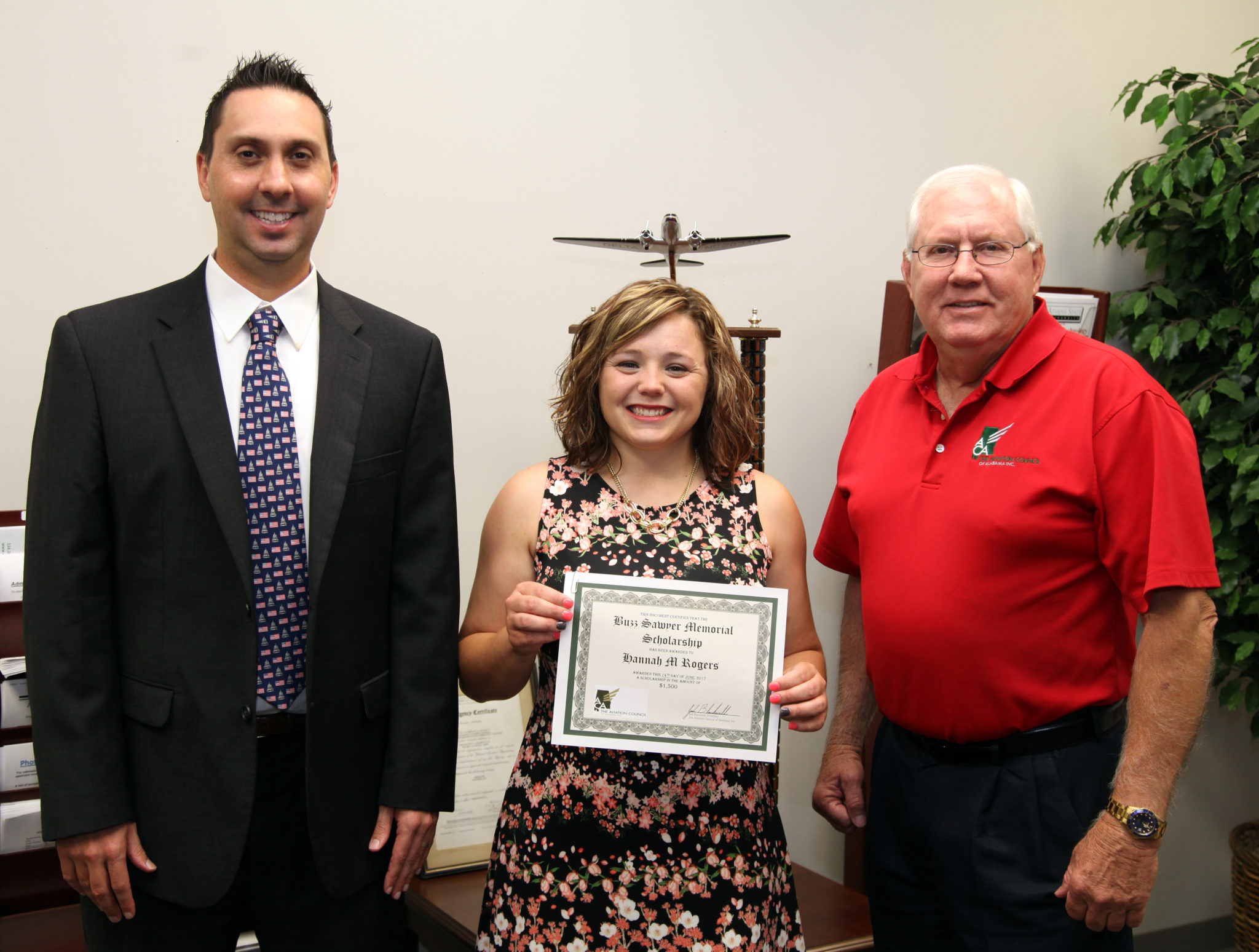 First Annual Buzz Sawyer Memorial Scholarship awarded to AAC Student