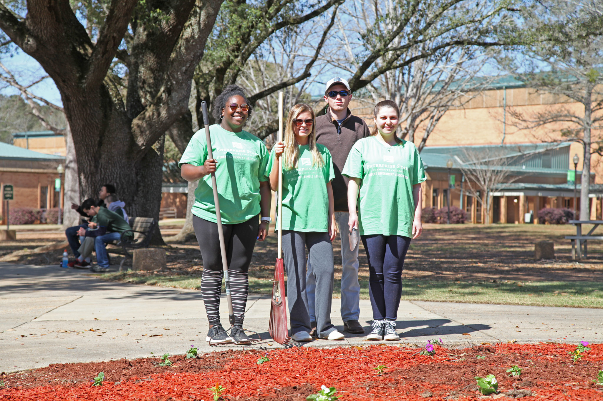 ESCC’s Student Government Association use proceeds from fall event into beautification project