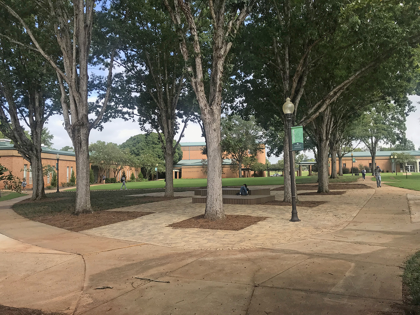 Courtyard complete on Enterprise State campus