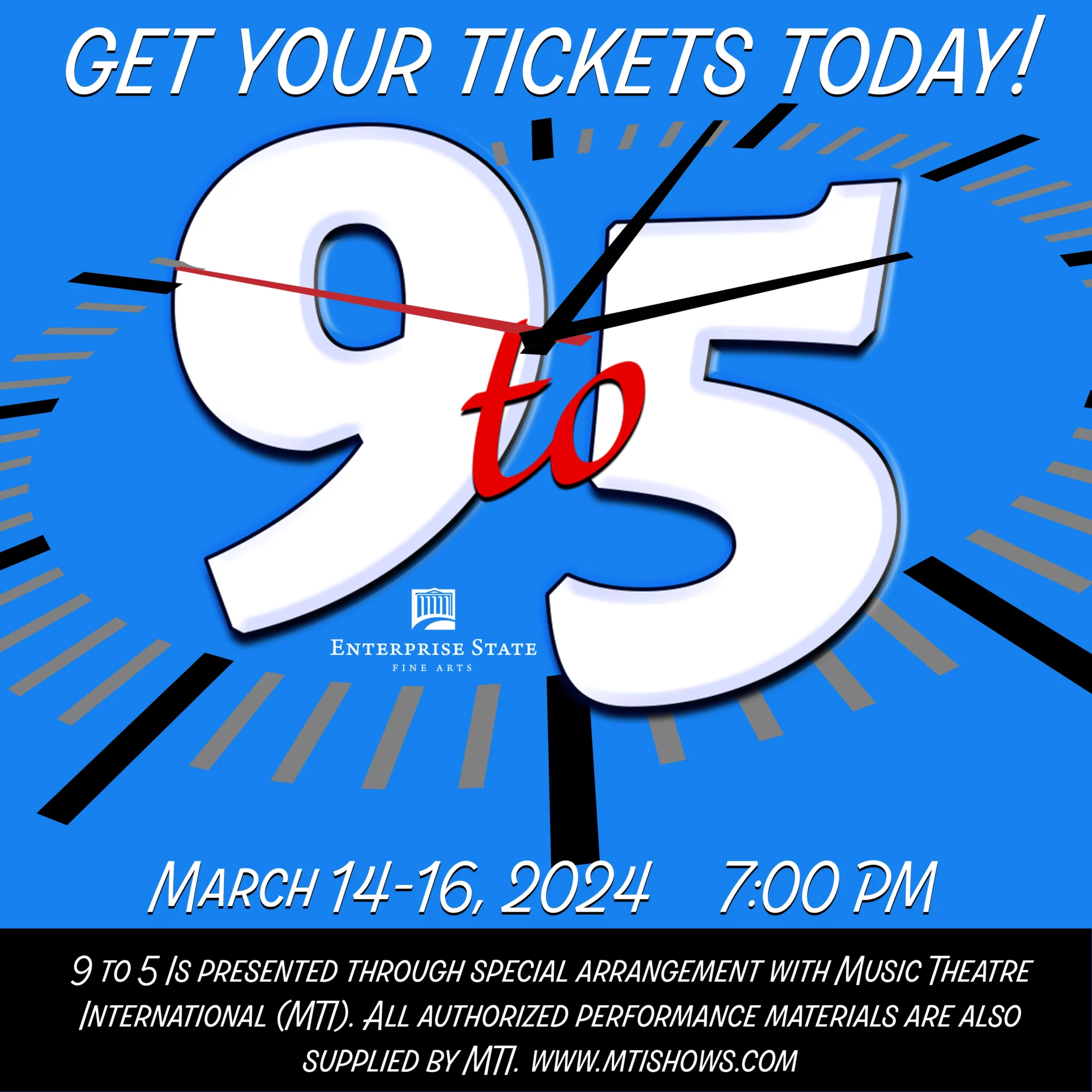 ESCC showcasing student, community talent in “9 to 5”
